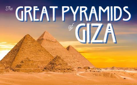 photo of the pyramids of Giza