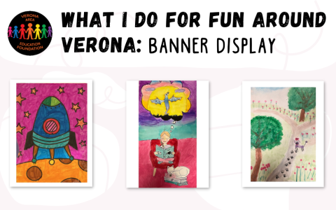 three student submitted banners