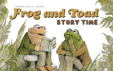 Frog and Toad reading a story together