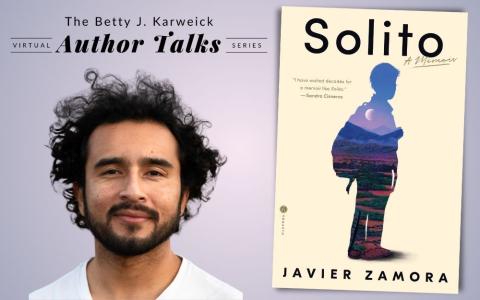 Javier Zamora and "Solito" book cover