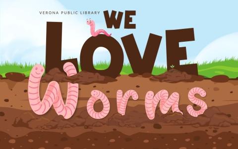 worms underground spelling out the word "worms"