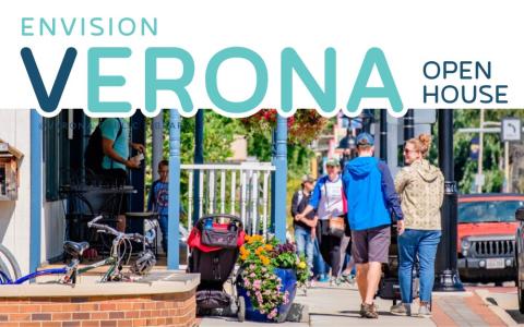 photo of families walking on a sunny Verona street