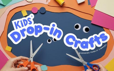 colored paper, scissors, and googly eyes