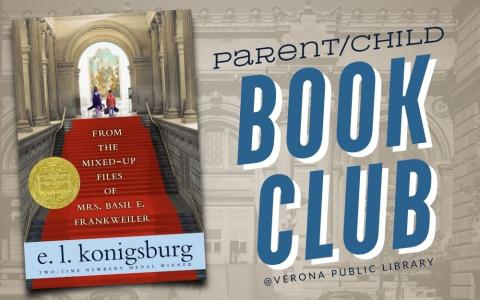 "From the Mixed-up Files of Mrs. Basil E. Frankweiler" book cover with an old black and white photo of the Metropolitan Museum of Art in the background