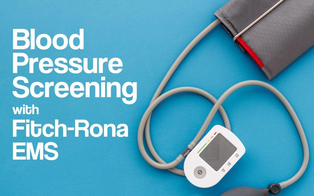 image of blood pressure monitor with text