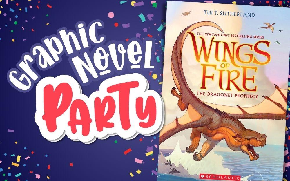 "Wings of Fire" book cover with confetti in the background