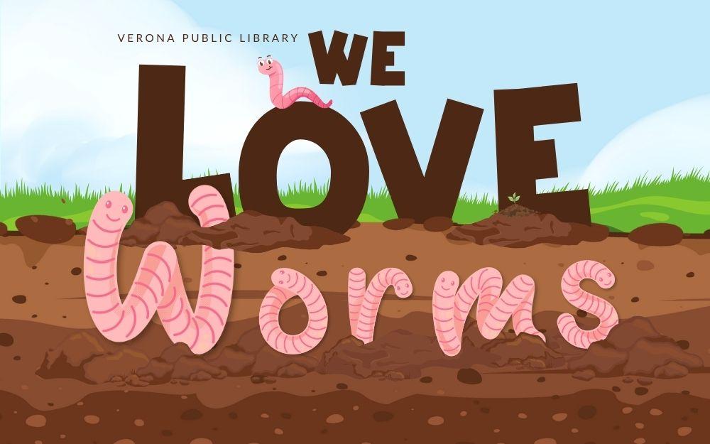 worms underground spelling out the word "worms"