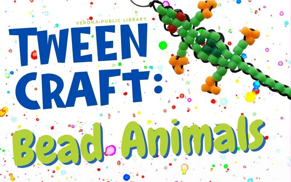 bead lizard with colorful splatter paint background