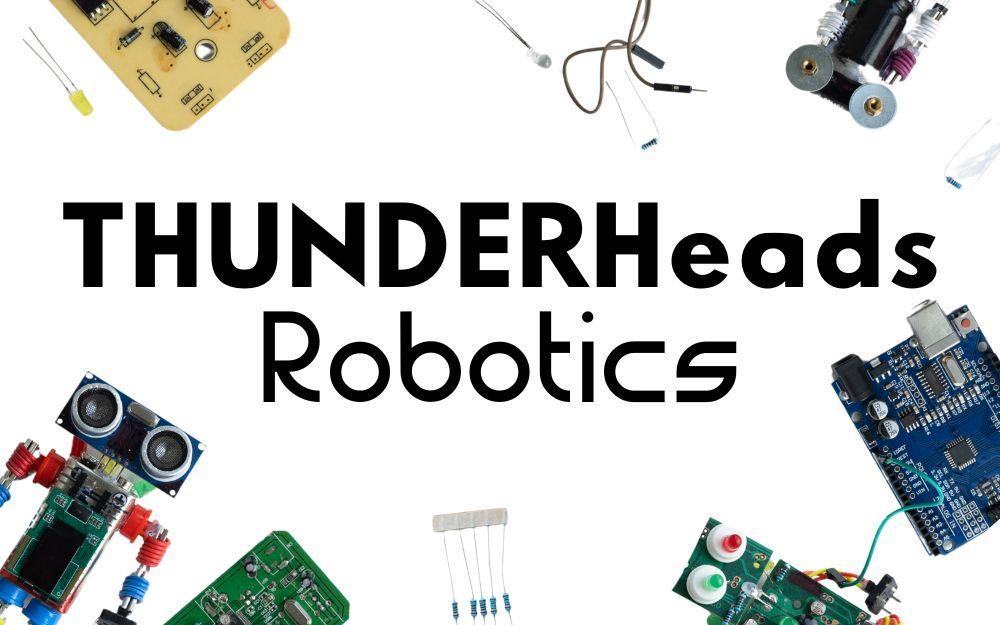 robotic parts on a white table