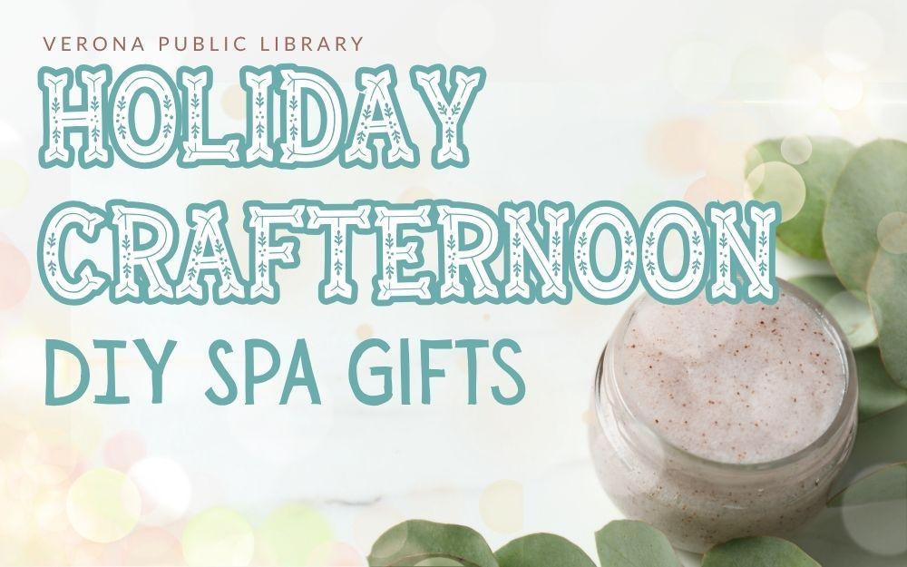 light colored sugar scrub with eucalyptus and lights on a light colored table 